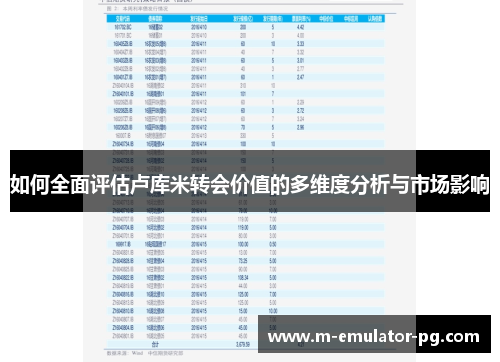 如何全面评估卢库米转会价值的多维度分析与市场影响